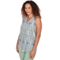Womens Emaline Seabreeze Essence Sleeveless Paisley Blouse - image 3
