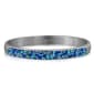 Stainless Steel Multi Crystal Bangle Bracelet - image 2