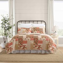 Laura Ashley Harrietta Patchwork Cotton Quilt Set