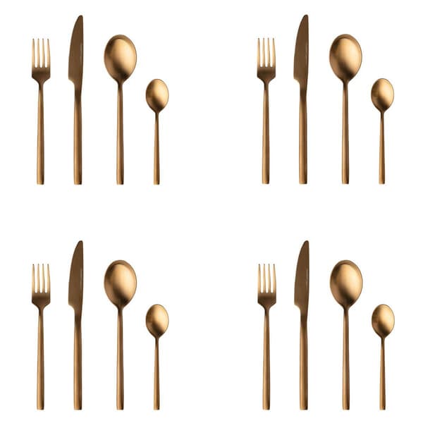 BergHOFF Gem 16pc. Timeless Elegant Design Flatware Set