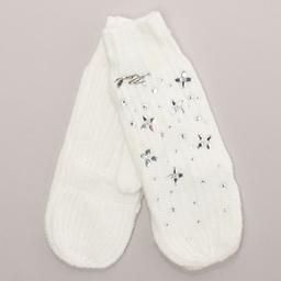 Womens Karl Lagerfeld Studded Mittens