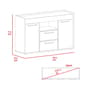 FM FURNITURE Illumina Dark Walnut Sideboard - image 8