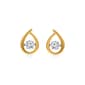 Nova Star® Gold over Silver Lab Grown Diamond Teardrop Earrings - image 3