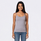 Juniors Cotton Candy Butter Soft Padded Shelf Bra Camisole - image 1
