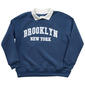 Girls (7-16) No Comment Brooklyn Oversized Polo Sweatshirt - image 1