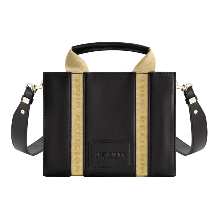 True Religion Licensed Faux Leather Mini Tote Bag
