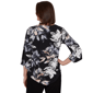 Womens Alfred Dunner Classics 3/4 Sleeve Floral Blouse - image 2