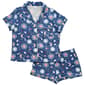Womens Jaclyn Batik Astral Life Shorty Pajama Set - image 1
