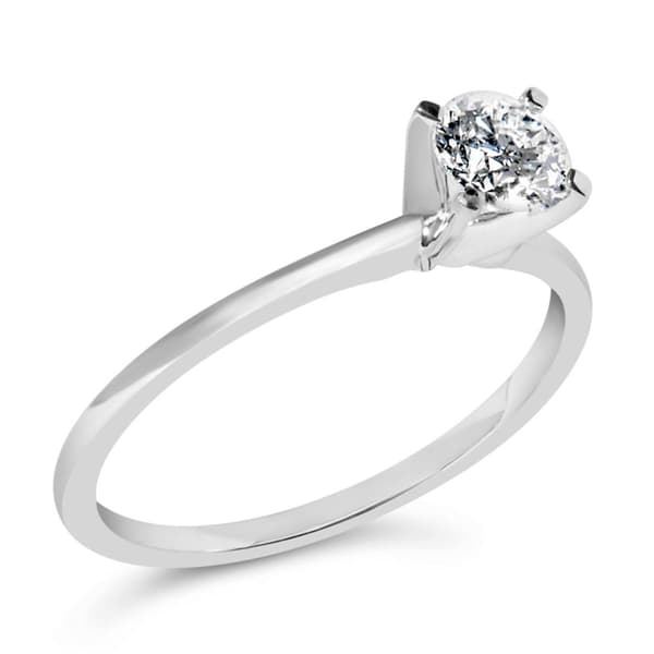 Haus of Brilliance 1/2ctw. Lab Grown Diamond Engagement Ring