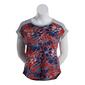 Womens New Direction Floral Print USA Top - image 1