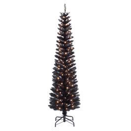 Puleo International 6ft. Pre-Lit Tinsel Artificial Christmas Tree