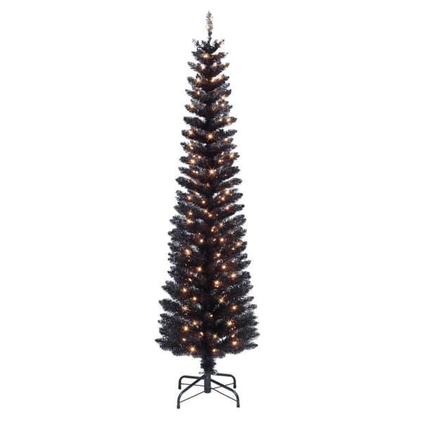 Puleo International 6ft. Pre-Lit Tinsel Artificial Christmas Tree - image 