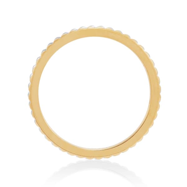 Gold Classics™ 14kt. Mixed Gold 3-Row Stackable Band Ring