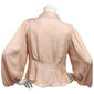 Juniors A. Byer Leopard Ruffle Button Front Blouse - image 3