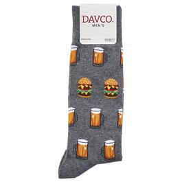 Mens Davco Beer & Burgers Socks