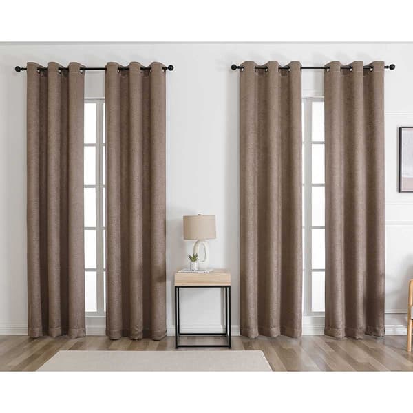 Capri Emboss Energy Saving 4pk. Panel Curtains - image 