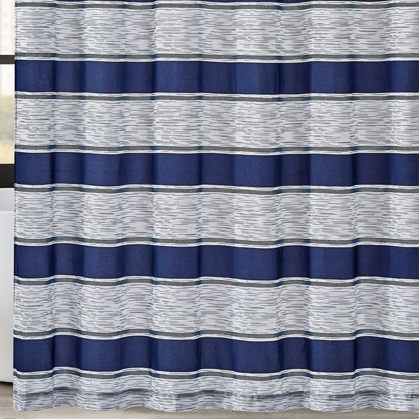 London Fog Watkins Stripe Shower Curtain