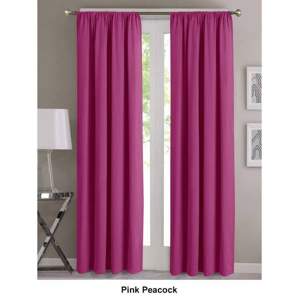 Kids Solid Rod Pocket Panel Curtain
