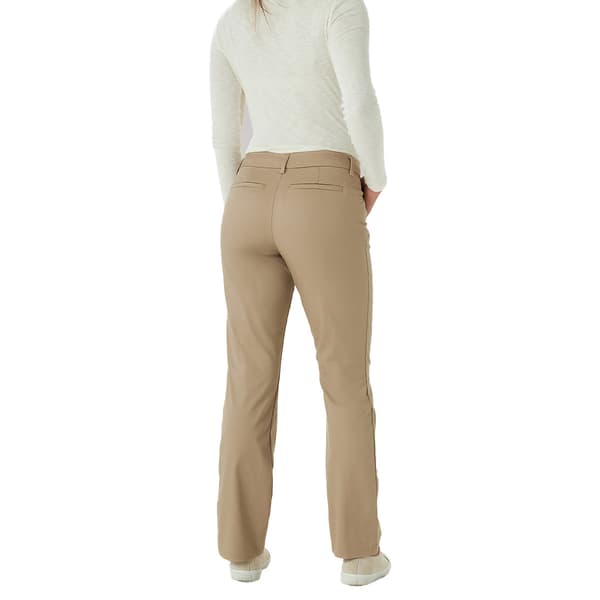 Petites Lee Wrinkle Free Relaxed Fit Mid Rise Straight Leg Pants