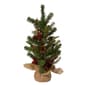 Kurt S. Adler 24in. Red Berries & Pinecones Fir Tree - image 3