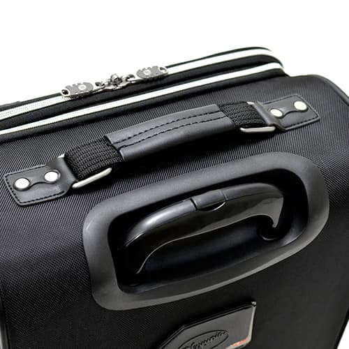 Olympia USA 3pc. Hamburg Upright Luggage Set-Black