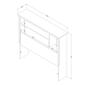 South Shore Gramercy Twin Headboard - image 4