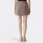 Juniors A. Byer Plaid Chain Detail Asymmetrical Skort - image 3