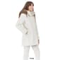 Womens Nine West Faux Wool Duffle w/Faux Fur Trimmed Hood - image 2