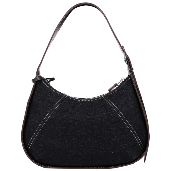 True Religon Strudded Logo Denim Hobo Bag