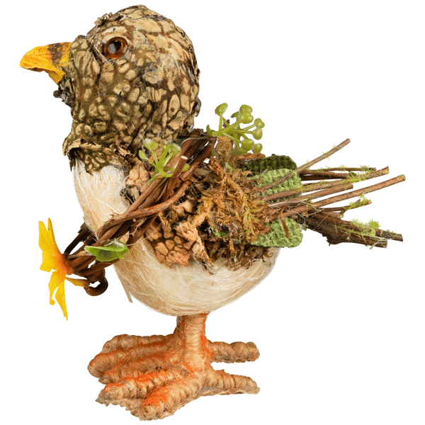 Northlight 4.25in. Standing Spring Floral Duck Figurine