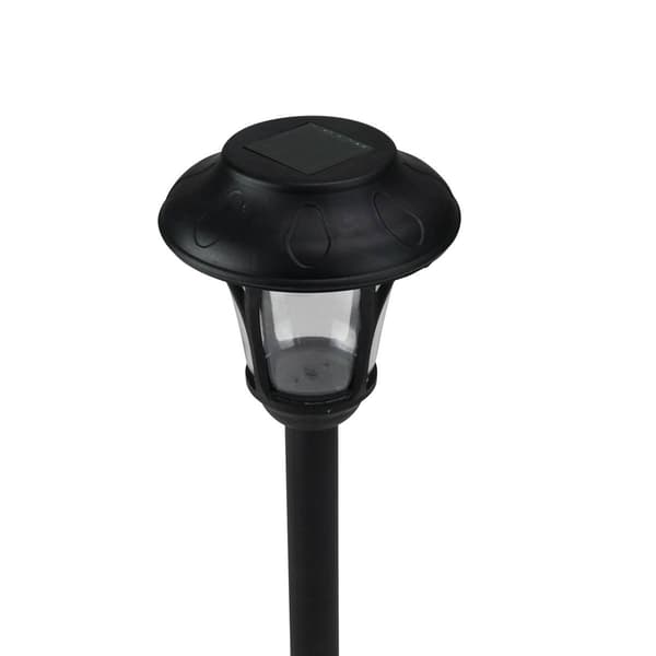 Northlight Seasonal 12in. Black Lantern Solar Light