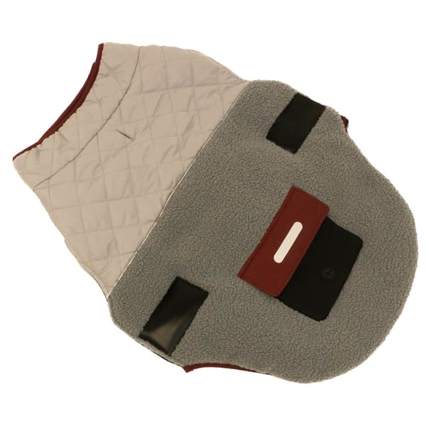 Quilted Sherpa Pet Jacket - image 