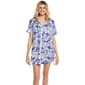 Womens J Valdi Vallarta Short Sleeve Zip Cover Up w/ Side Tie - image 2