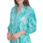 Petite Ruby Rd. Paradise Cove Abstract Tropical Button Front - image 5