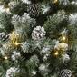 National Tree 6ft. Oakley Hills Snow Slim Pre-Lit Christmas Tree - image 3