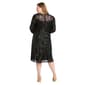 Plus Size R&M Richards Long Sleeve Sequin A-Line Dress - image 2