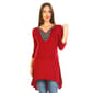 Plus Size White Mark Calla Embellished Maternity Tunic Top - image 8