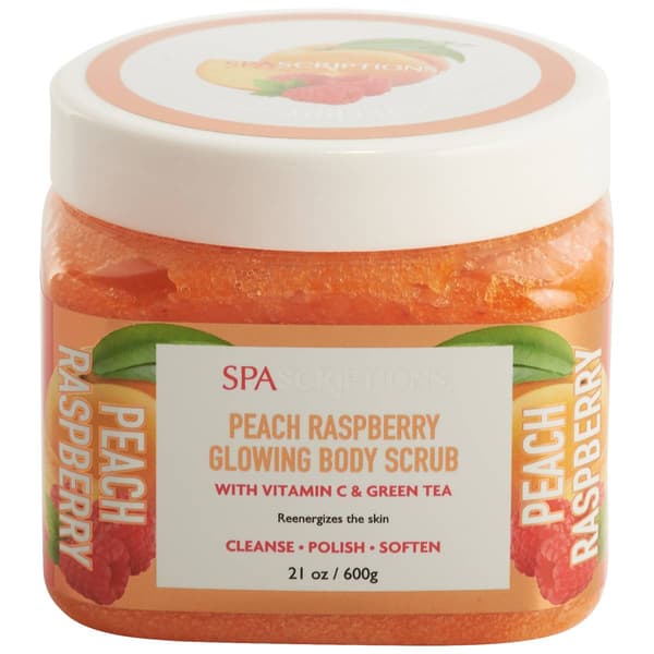 Spascriptions Peach Raspberry Glowing Body Scrub - image 