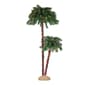 Puleo International Multi-Color Pre-Lit Christmas Palm Tree - image 1