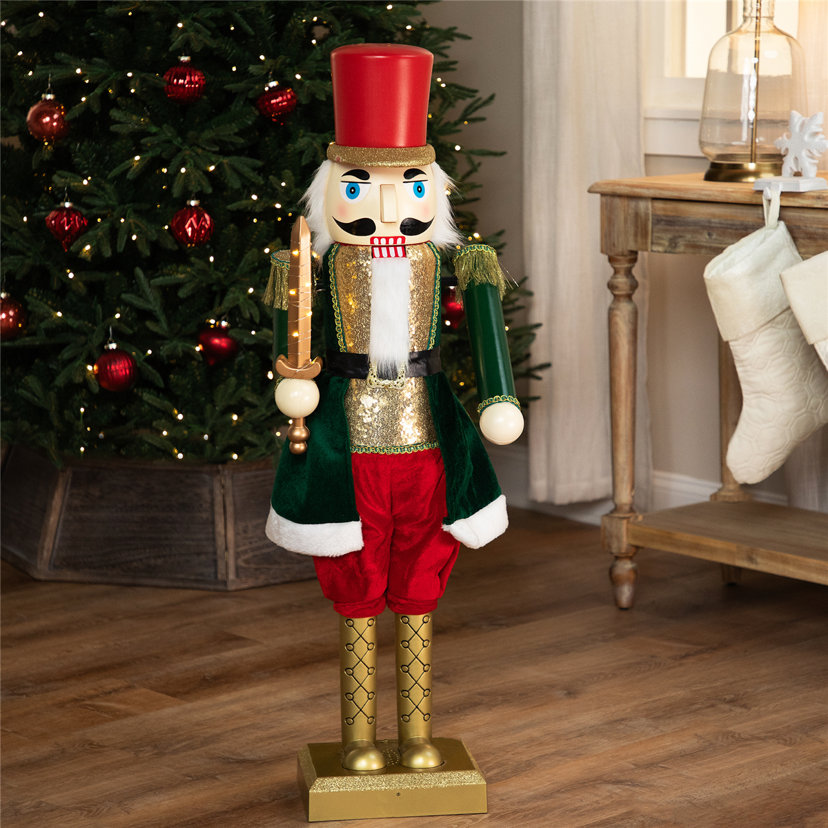 Northlight LED Animated & Musical Christmas Soldier Nutcracker