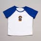 Girls (7-16) No Comment Puppy Short Sleeve Raglan Tee - image 2