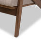 Baxton Studio Bianca Arm Chair and Ottoman Set - image 8