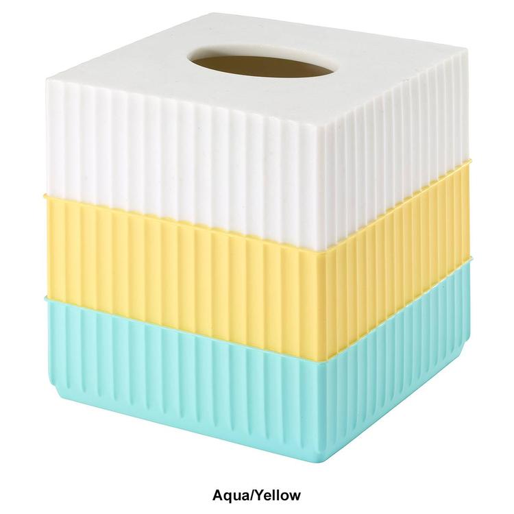 IZOD® Clubhouse Stripe Tissue Box Cover