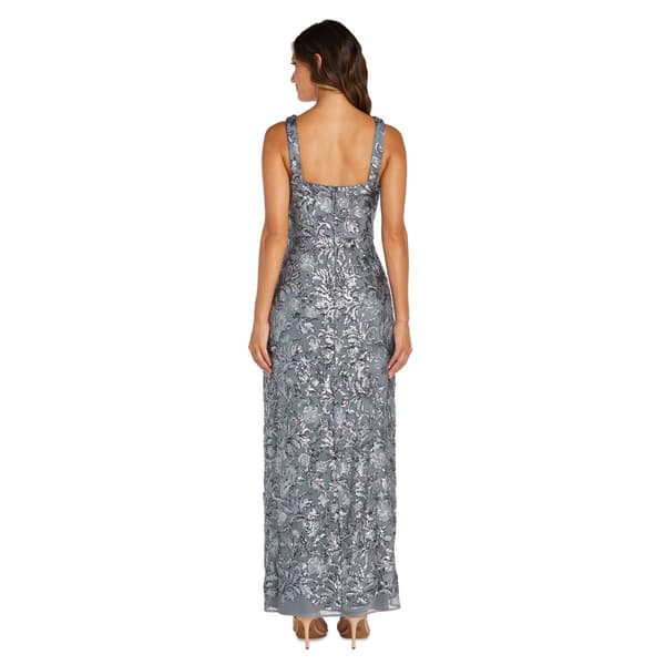 Petite R M Richards Sequined Column Evening Maxi Dress Boscov s