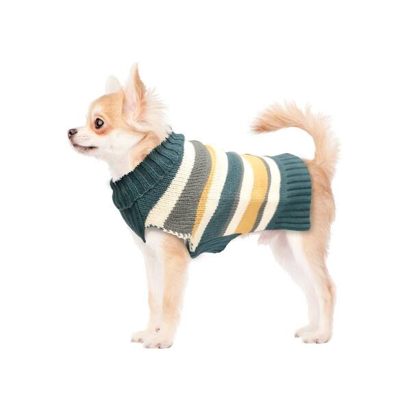 Best Furry Friends Harvest Stripe Pet Sweater - image 