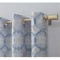 Lotan Medallion Tile Print Woven Grommet Curtain Panel - image 2