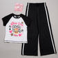 Girls (7-16) Girls First Beary Good Vibes Tee & Pants Set - image 1
