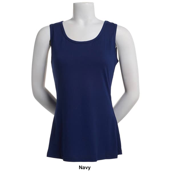 Womens Runway Ready Solid Milky Tank Top