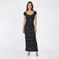 Juniors Madden Girl Puff Sleeve Tie Back Floral Midi Dress - image 1