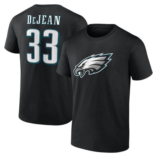 Mens Fanatics NFL Cooper DeJean #33 Icon Short Sleeve Tee - image 